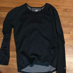Men’s black long sleeve north face shirt